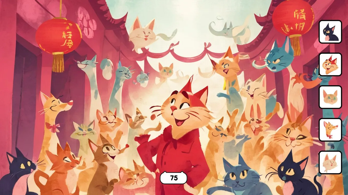 Скриншот 1 к игре 100 Hidden Cats in China