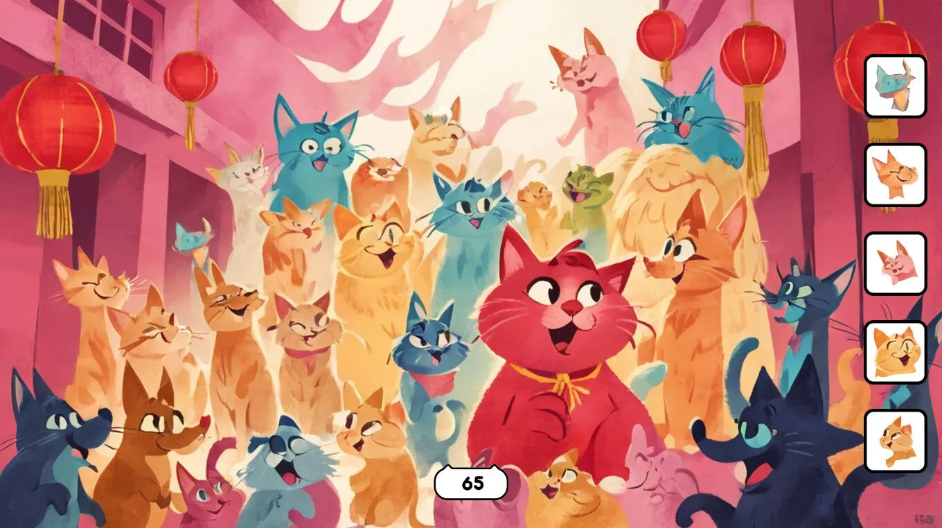 Скриншот 3 к игре 100 Hidden Cats in China